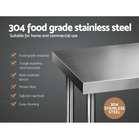 stainless steel kitchen bench and commercial kitchen bench