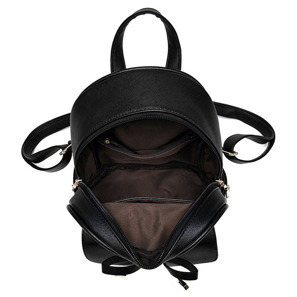  Girls  Leather  Mini Backpack  Purse Cute Bowknot Fashion 