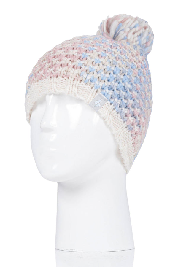 Women’s Polar Extreme Heat Marl Cable Knit Pom Hat