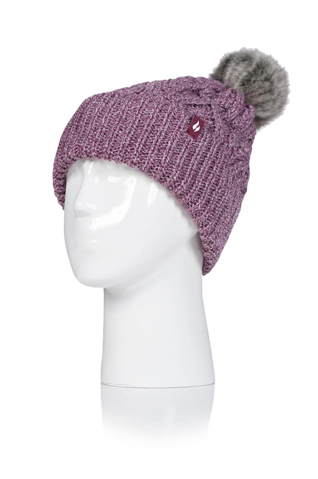 heat holders pom pom hat