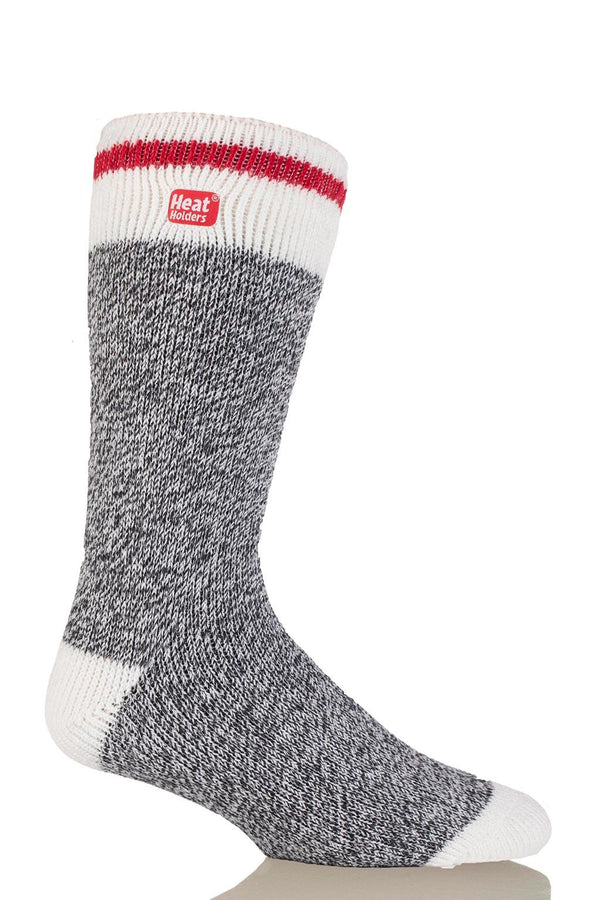 Men's Block Twist Socks Charcoal/Cream/Men's 7-12