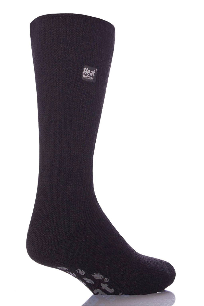 mens warm slipper socks with rubber non slip grip