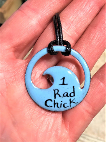 personalized wave necklace 1 rad chick seaside harmony