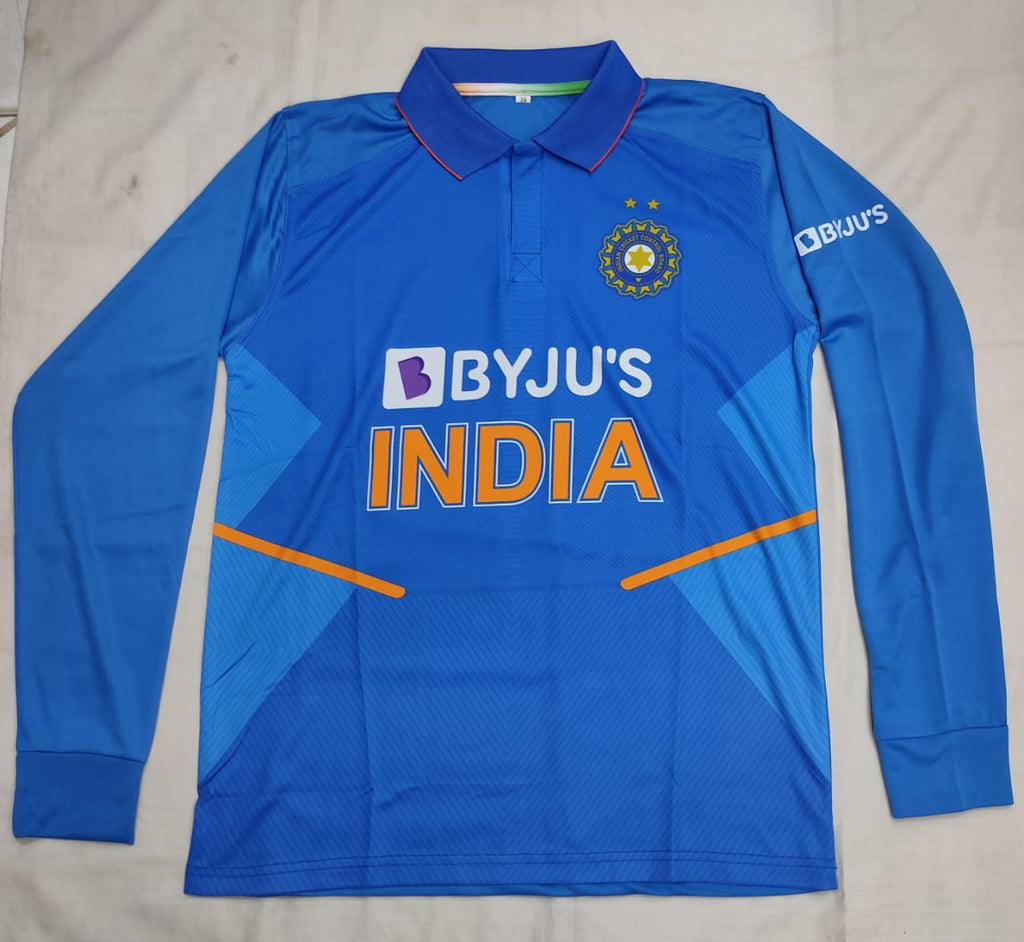 full sleeve indian cricket jersey
