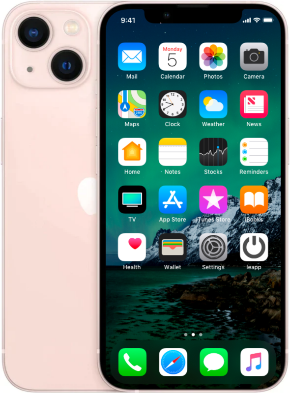 Refurbished iPhone 13 256gb Roze Zichtbaar gebruikt