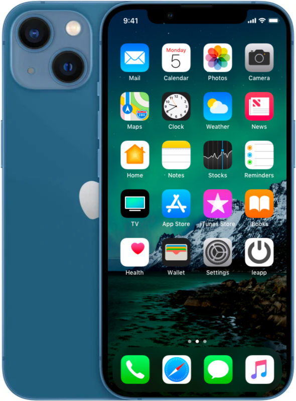 Image of Refurbished iPhone 13 256gb Blauw Zichtbaar gebruikt (Refurbished)