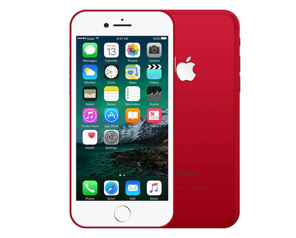 Image of Refurbished iPhone 7 256 gb Rood Zichtbaar gebruikt (Refurbished)