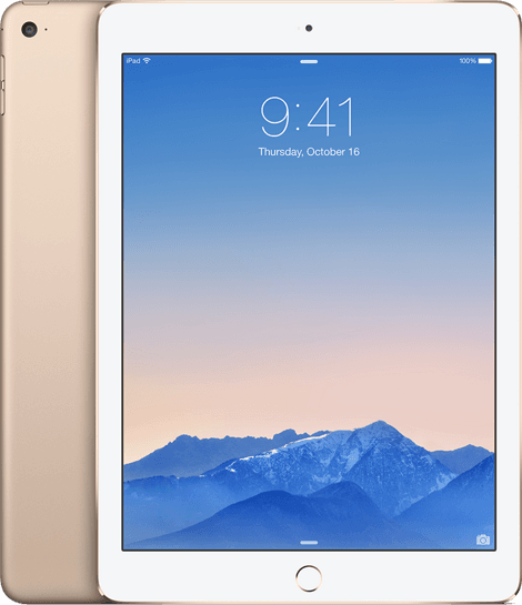 Refurbished Refurbished iPad Air 2 Goud Als nieuw