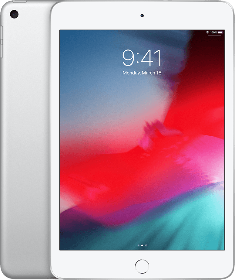 Image of Refurbished iPad Mini 5 4g 256gb Zilver Als nieuw (Refurbished)