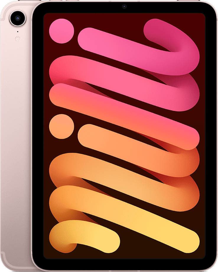Refurbished iPad mini 6 256 GB Roze Als nieuw