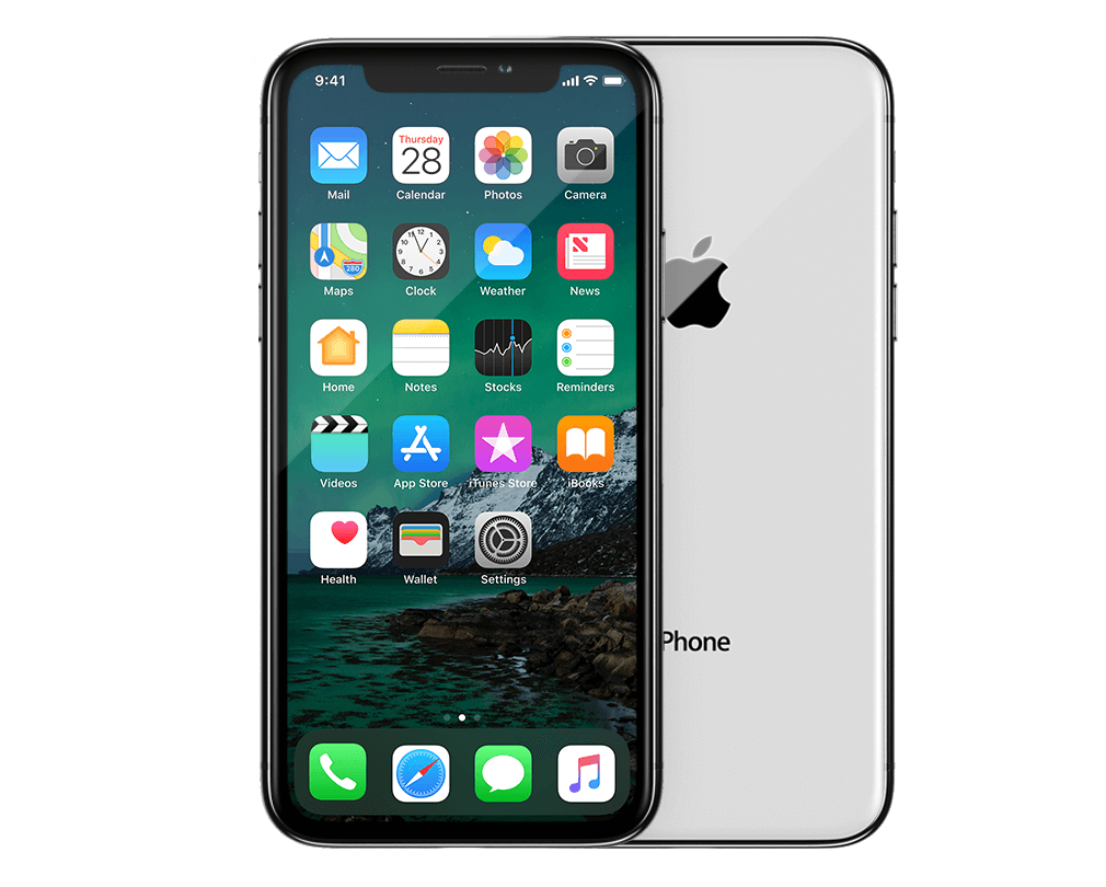 Image of Refurbished iPhone X 256 gb Zilver Licht gebruikt (Refurbished)