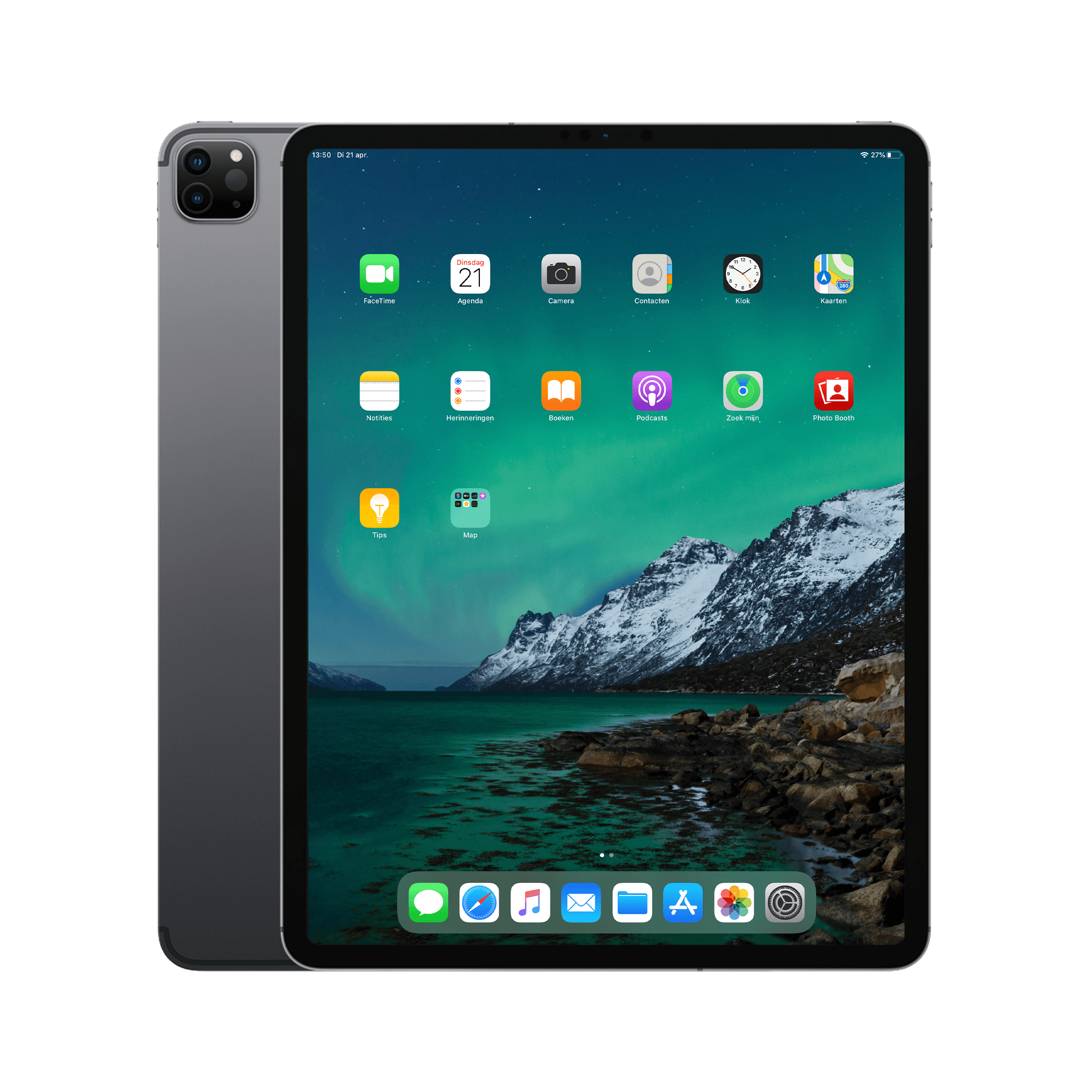 Image of Refurbished iPad Pro 12.9 inch 2020 128 GB Space Gray Licht gebruikt (Refurbished)