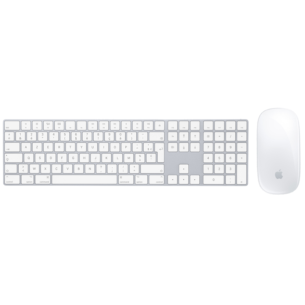 Image of Refurbished Apple Magic Numeric Keyboard & Magic Mouse 2 + lightning cable (Refurbished)