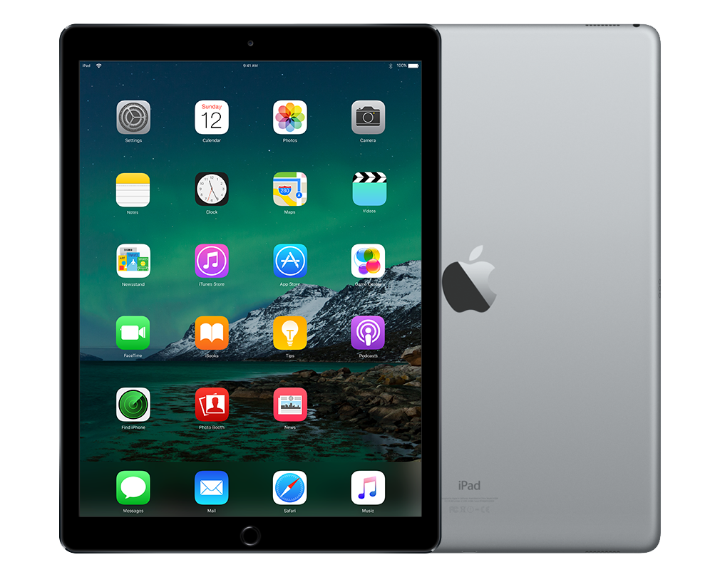 Image of Refurbished iPad Pro 12.9" 2017 wifi 64gb Space Gray Licht gebruikt (Refurbished)