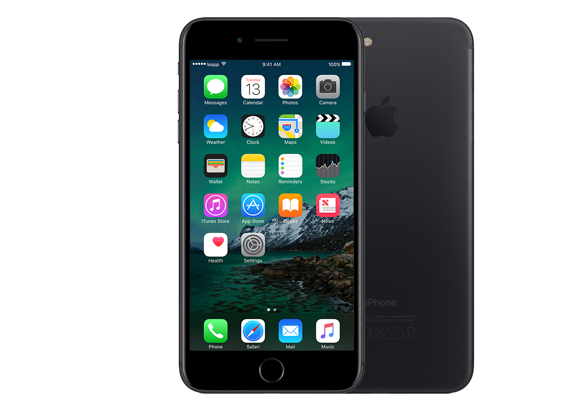 Image of Refurbished iPhone 7 Plus 128 gb Zwart Licht gebruikt (Refurbished)