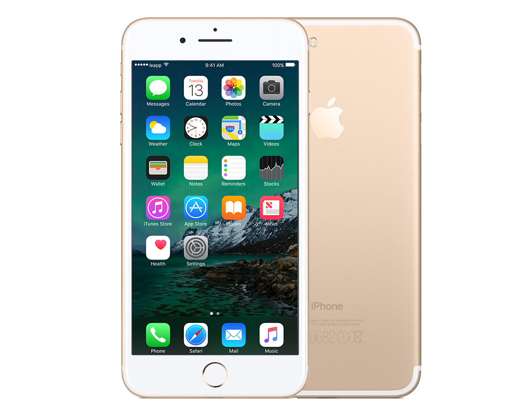 Refurbished Apple iPhone 7 Plus 128GB goud - A grade