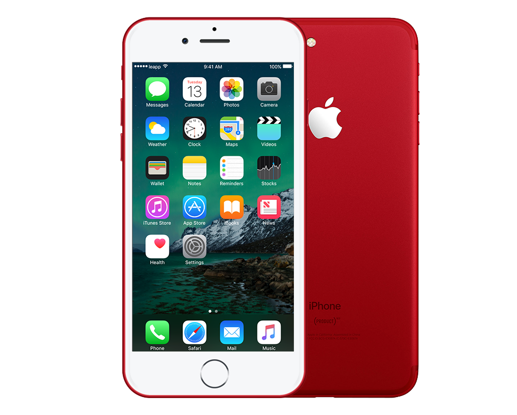 Image of Refurbished iPhone 7 Plus 256 gb Rood Licht gebruikt (Refurbished)