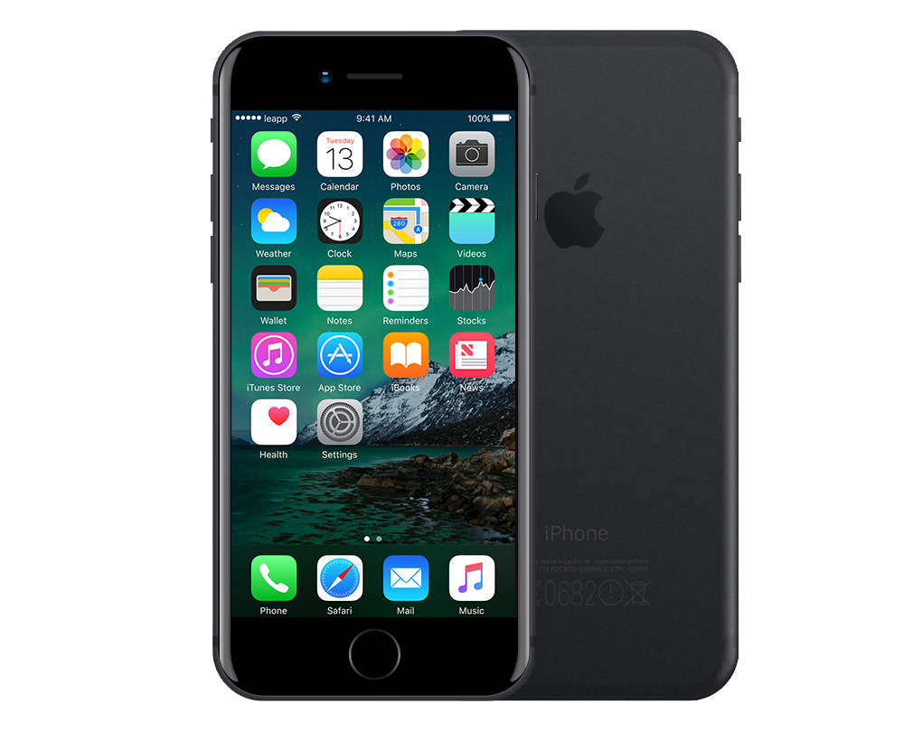 Image of Refurbished iPhone 7 256 gb Zwart Als nieuw (Refurbished)