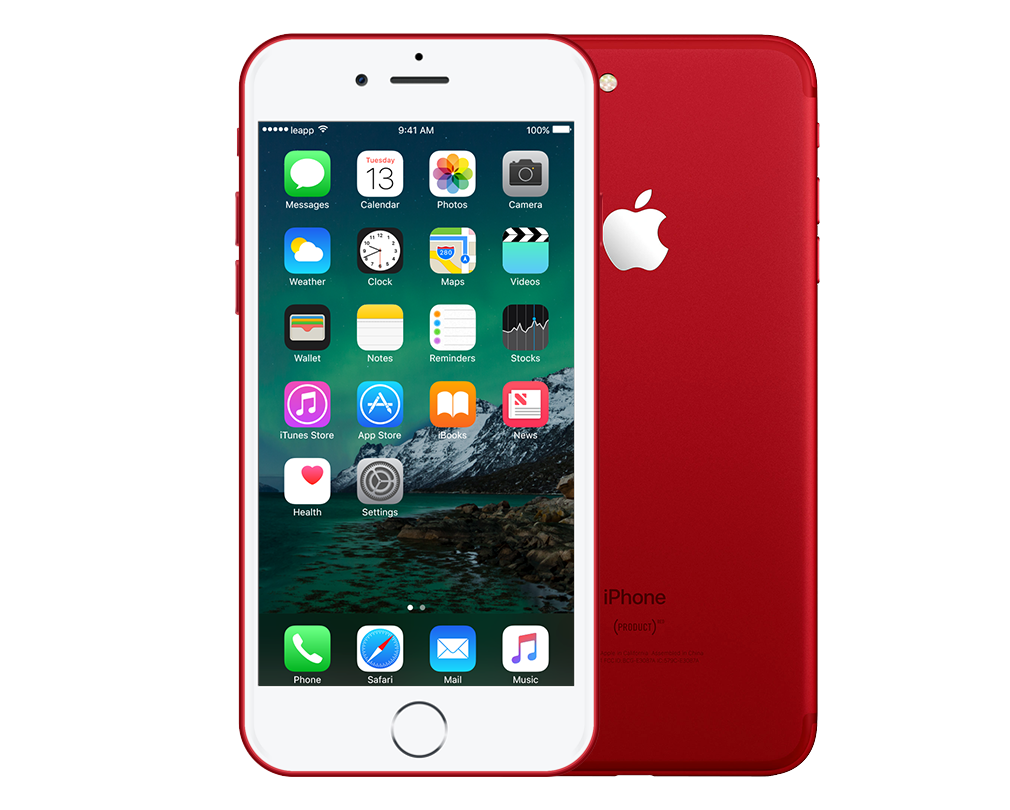 Image of Refurbished iPhone 7 Plus 128 gb Rood Zichtbaar gebruikt (Refurbished)