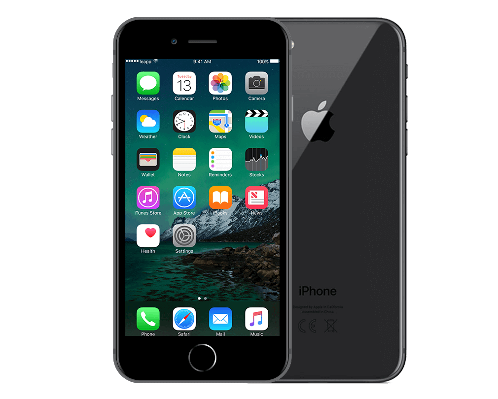 Image of Refurbished iPhone 8 256 GB Space Gray Licht gebruikt (Refurbished)