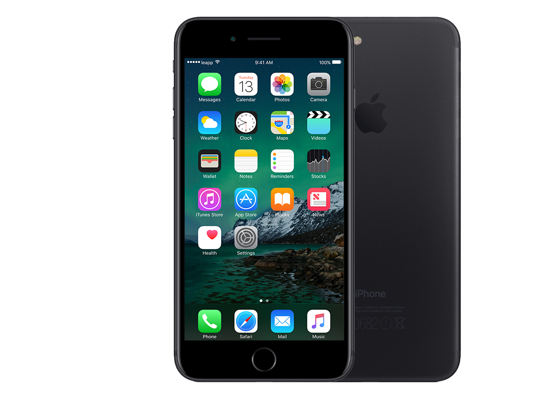 Image of Refurbished iPhone 7 Plus 256 gb Zwart Als nieuw (Refurbished)