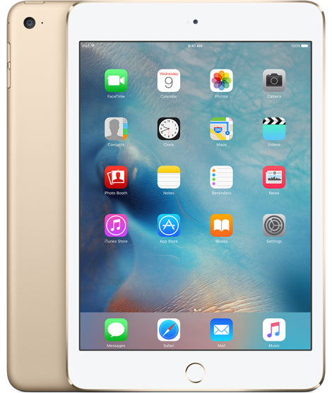 Image of Refurbished iPad Mini 4 128 GB 4G Zilver Als nieuw (Refurbished)