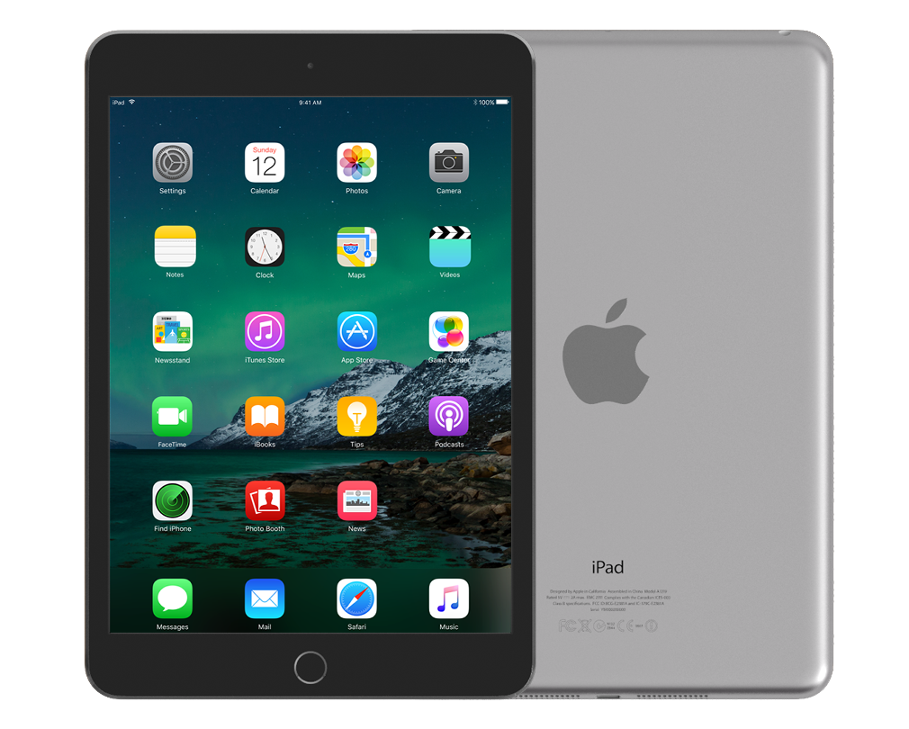 Image of Refurbished iPad Mini 4 4g 16gb Spacegrijs Als nieuw (Refurbished)