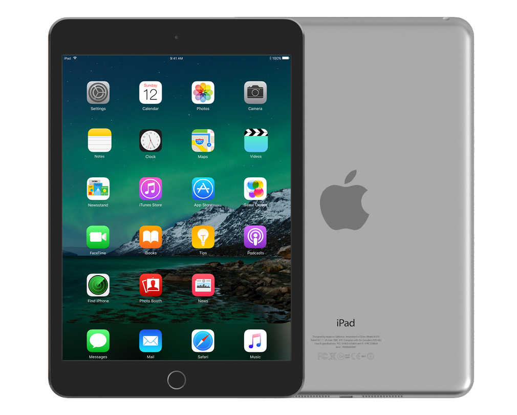 Image of Refurbished iPad Mini 4 wifi 64gb Spacegrijs Licht gebruikt (Refurbished)