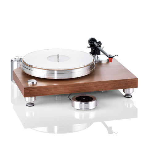 ACOUSTIC SOLID - SOLID CLASSIC WOOD BLACK TURNTABLE | VINYL SOUND