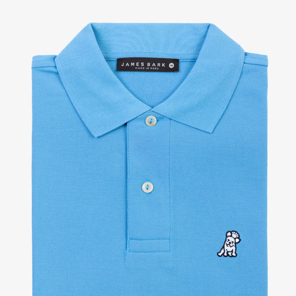 Regular Fit Polo Shirt- Azure Blue A50