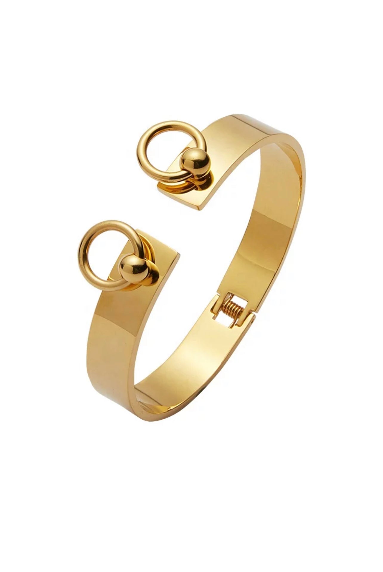 DOUBLE ROUNG RING CUFF