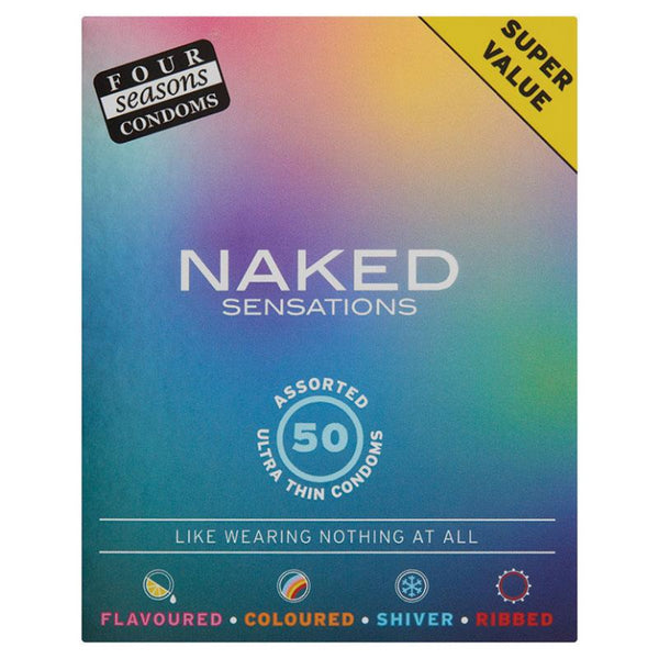 Buy Four Seasons Condoms Naked Sensations Pack Free Delivery To HK Livehealthy Online