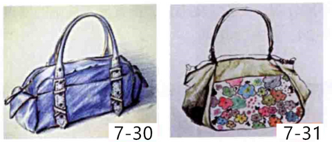 Expression methods of different materials of luggage (Ⅱ)