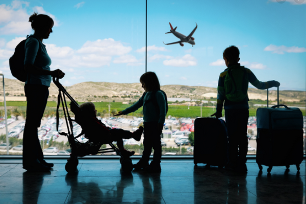 Consejos para volar con tus hijos