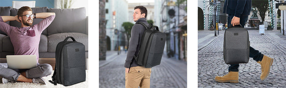 Matein Hard Shell Backpack-anti theft backpack