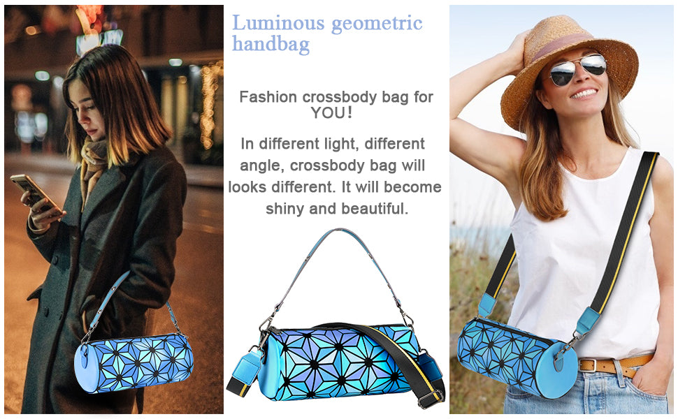 Matein Geometric Luminous Crossbody Bag-Crossbody Purses