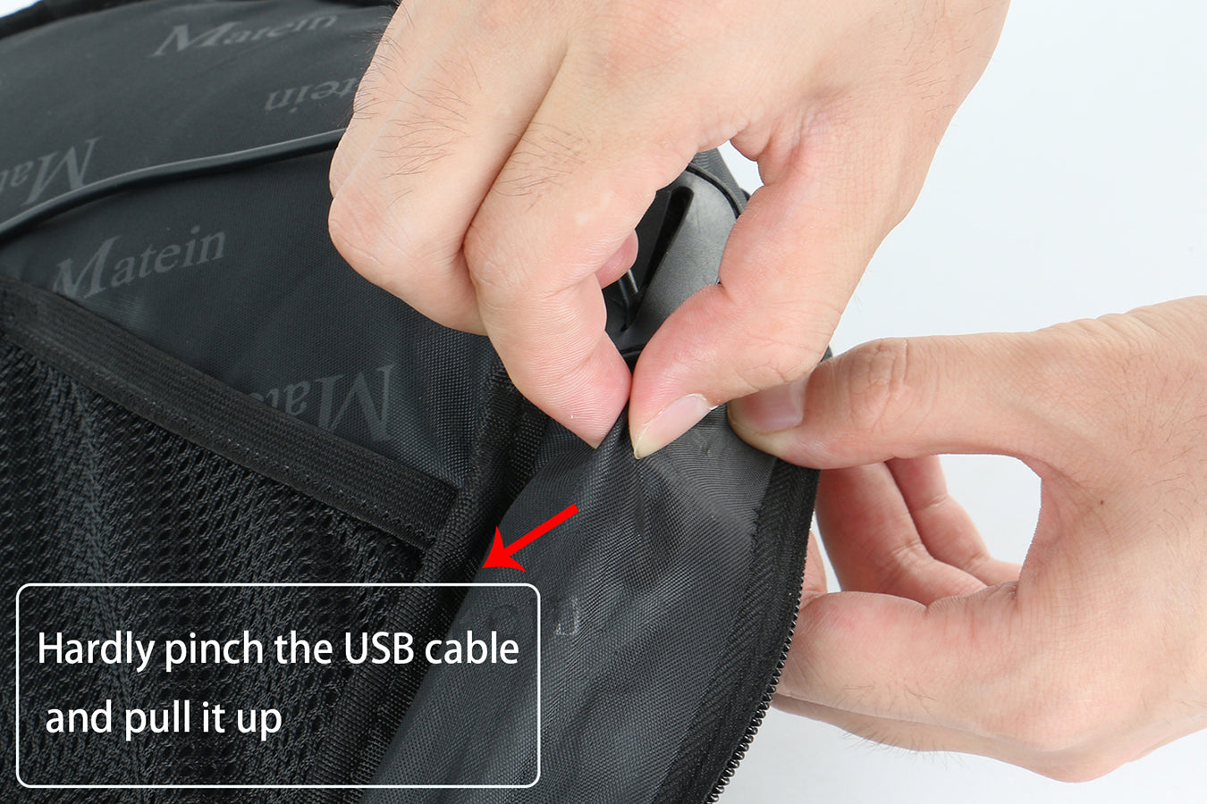 Matein USB port backpack washing instructions 