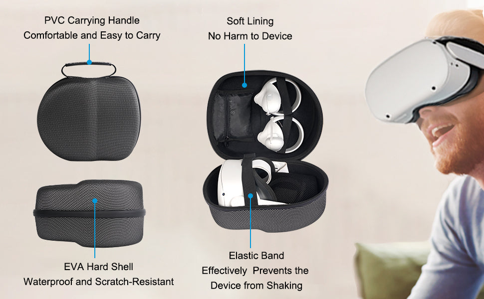 Matein Oculus Quest 2 Case-oculus quest 2 bag
