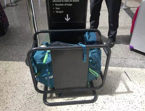 Can a 60L backpack as carry-on for planes?