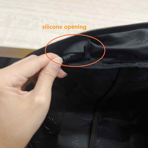 How to Remove USB Port Built in the Backpack?