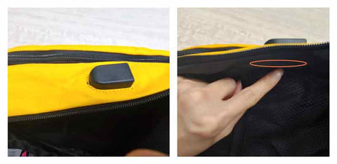 How to Remove USB Port Built in the Backpack?