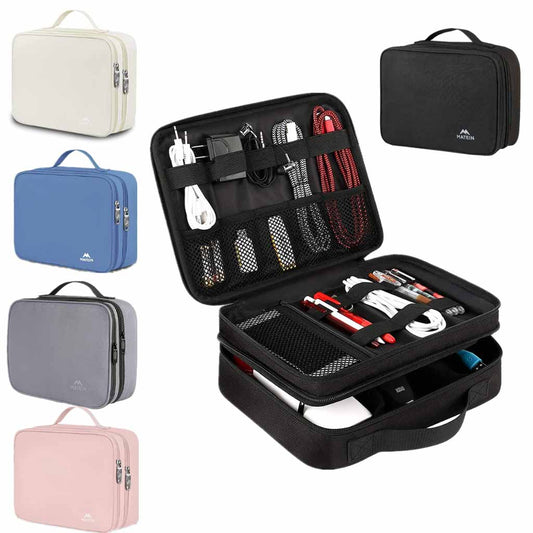 Matein Clear Electronics Travel Organizer