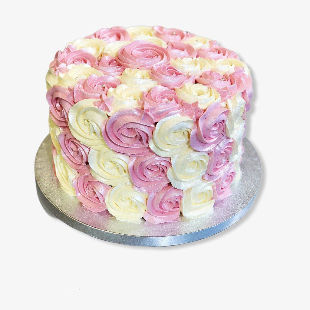 Bicolore Blanc Et Rose L Atelier Des Gateaux