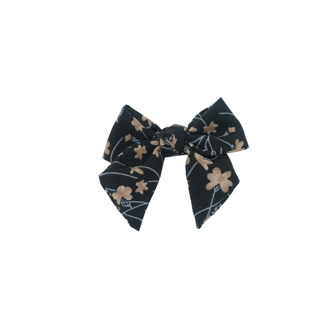 Summer Floral Mini Bow Clip