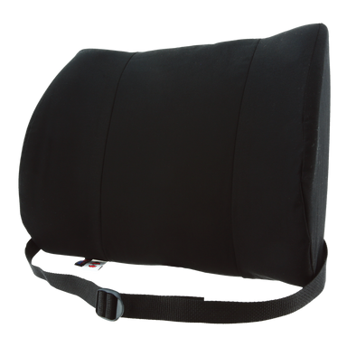 Luniform Lumbar Support Cushion 7 12 H x 11 x 2 34 D Black - Office Depot