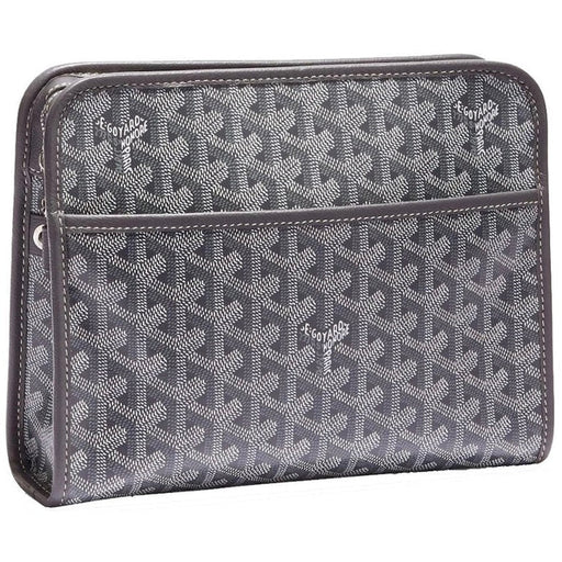 GOYARD Goyardine Jouvence Toiletry Pouch Sky Blue 701237