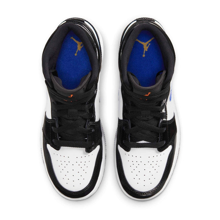 jordan 1 mid black racer blue