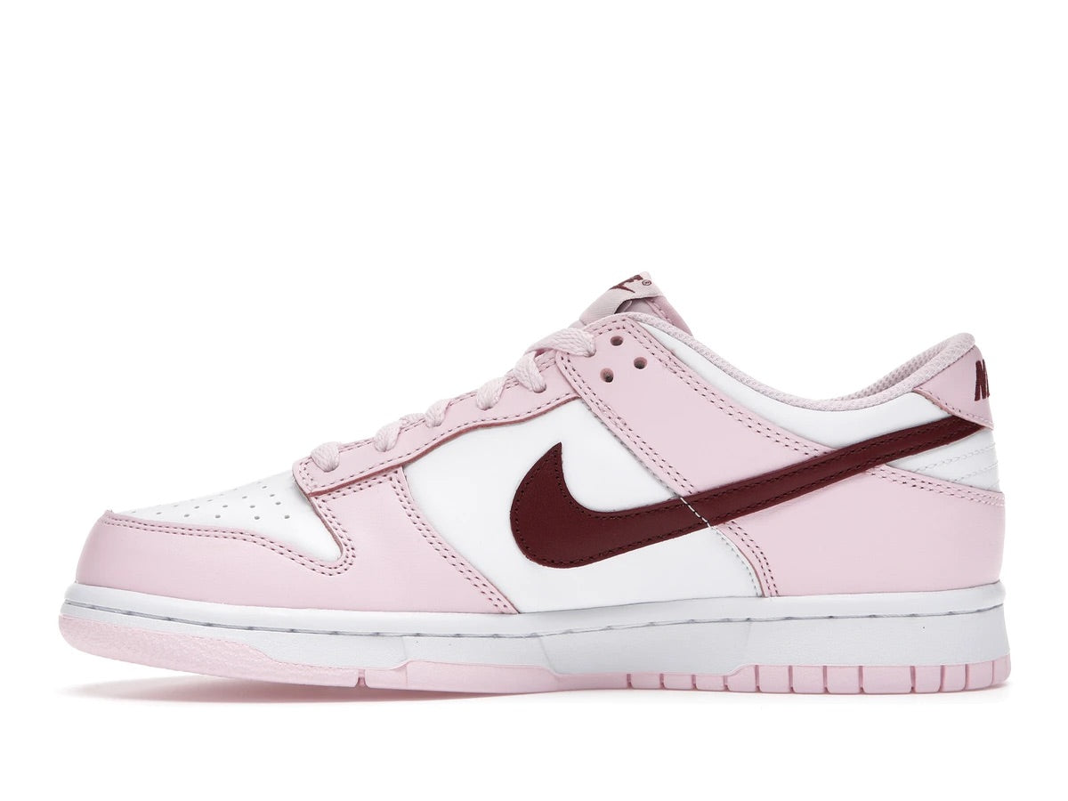 Nike Dunk Low Pink Red White (GS) — CrepsUK