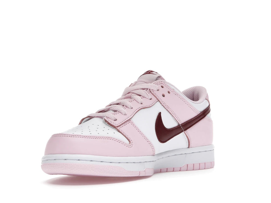 Nike Dunk Low Pink Red White (GS) — CrepsUK