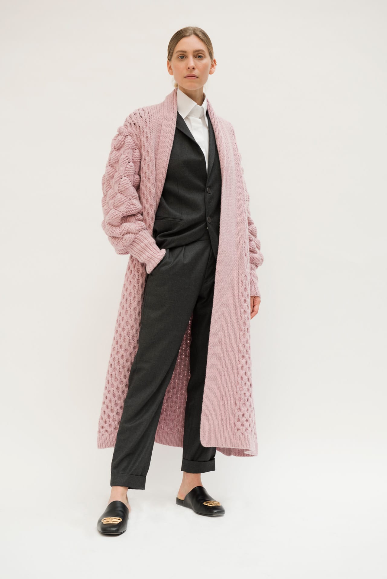 Arlo Boucle Knit Cloud Pink – SUKii boutique